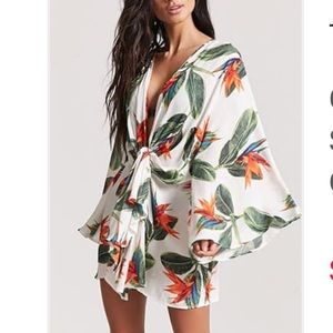 NEW Tropical Floral Swim Cover-Up